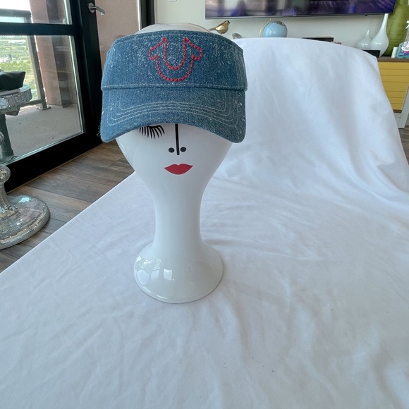 True Religion Unisex Adjustable Visor Hat - Picture 1 of 7